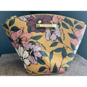 Steve Madden Floral Clutch‎ Makeup Bag